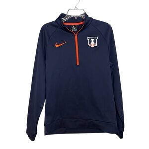 Nike Dri-FIT Illinois Fighting Illini 1/4 Zip Pullover Small